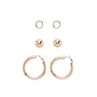 Hoop & Stud Earring Set