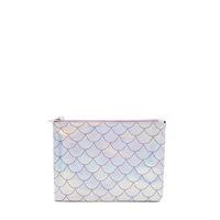 Holographic Mermaid Scale Clutch