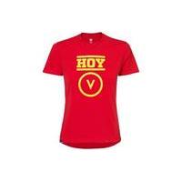 hoy vulpine womens keirin t shirt red xs