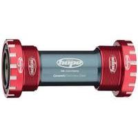 hope ceramic bearing hollowtech road bottom bracket red