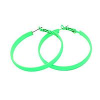 hoop earrings alloy orange yellow rose green blue jewelry party daily