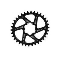 Hope Oval Spiderless Boost Retainer Ring | Black - 28 Tooth