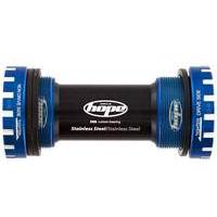 hope stainless steel bearing hollowtech road bottom bracket blue