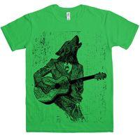 Howling Guitar T Shirt By Not To Be Worn