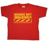 hows my walking kids t shirt