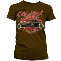 hot rod womens t shirt old skizzle
