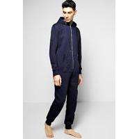 Hooded Onesie - navy