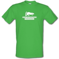 How Can I Have A Carbon Footprint If I Drive Everywhere male t-shirt.