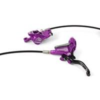 Hope Tech 3 X2 Disc Brake - Colours - Purple / No Rotor / Rear / Right Lever (Euro/U.S) Standard Hose