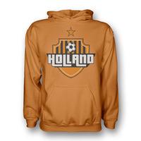 holland country logo hoody orange kids