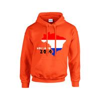 holland 2014 country flag hoody orange kids