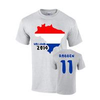 holland 2014 country flag t shirt robben 11