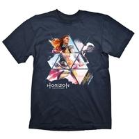 Horizon Zero Dawn - Painted Aloy Large T-Shirt - Navy