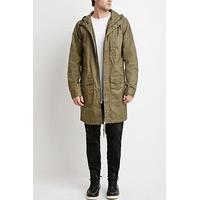 Hooded Longline Cotton Jacket