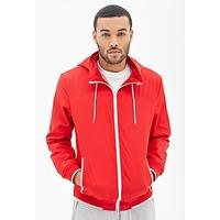 Hooded High-Neck Jacket