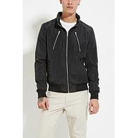 Hooded Zip-Front Windbreaker