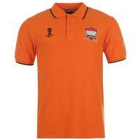 holland 2014 fifa core polo shirt orange kids