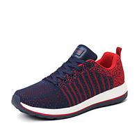 Hot Sale Man\'s Flyknit Tulle Shoes Lace-up Sneakers Light Soles Light Up Sneakers Spring / Summer Comfort Outdoor / Office/ Funny Size EU 40-44