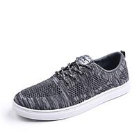 Hot Sale Man\'s Flyknit Tulle Shoes Lace-up Sneakers Light Soles Light Up Sneakers Spring / Summer Comfort Outdoor / Office/ Funny Size EU 39-44