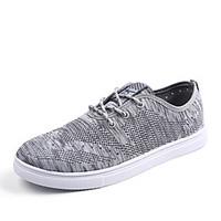 Hot Sale Man\'s Flyknit Tulle Shoes Casual Fashion Sneakers Light Soles Light Up Sneakers Spring / Summer Comfort Outdoor / Office/ Funny Casual Shoes