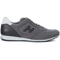 Hogan Sneaker Olympia X H205 in nabuk grigio men\'s Shoes (Trainers) in grey