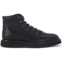 hogan 271 routx waterproof boot in black tumbled leather mens shoes hi ...