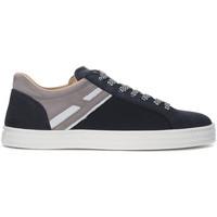 hogan r141 sneaker in suede and blue nabuck mens trainers in blue