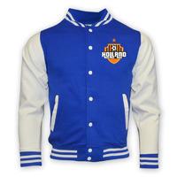 holland college baseball jacket blue kids