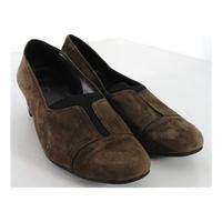 hotter size 55 brown suede shoes