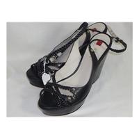 Hogl - size 41 (7.5) - black - platform/wedge sandals