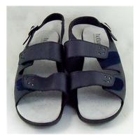 Hotter navy leather sandals Size 7