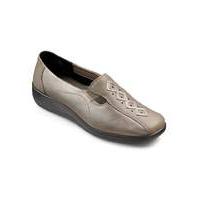 Hotter Calypso Leather Slip On Shoe