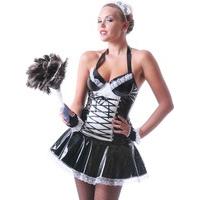 Honour Clothing PVC Maid Costume Mini Dress H2160