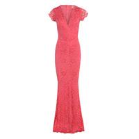 honor gold adrianna maxi dress in coral