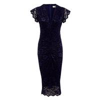 Honor Gold Adrianna Midi Dress in Navy