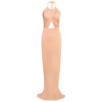 Honor Gold Erin Maxi Dress with Train in Blush