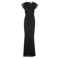 honor gold adrianna maxi dress in black