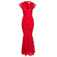 Honor Gold Adrianna Maxi Dress in Red