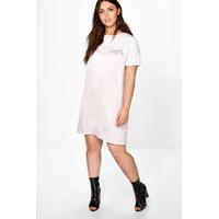 Holly 2 in 1 T-shirt Slip Dress - rose