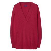 Holiday V-neck Jumper - Thunder Red