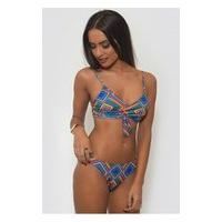 hoola aztec print bikini