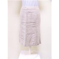 Hobbs beige linen skirt size 10 Hobbs - Size: 10 - Beige - A-line skirt