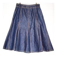 Hobbs size 12 blue denim skirt