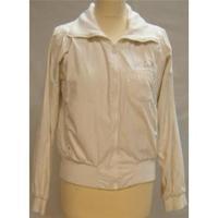 Hooch White zipped Jacket Size 12