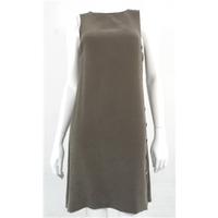 hobbs size 8 shift dress with side button fastening