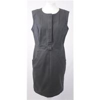 hoss intropia size 38 slate grey sleeveless dress