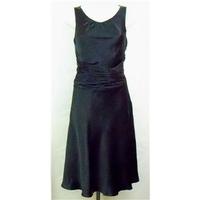 hobbs black silk dress size 12