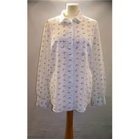 hobbs london size 16 cream ivory blouse