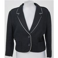 Hobbs - Size: 12 - Blue with white trim - Smart jacket