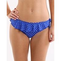 Hot Spots Frill Brief - Ultramarine